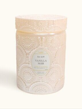 Leoben Co No.49 Vanilla Noir Scented Candle Decorative Jar